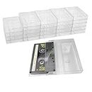 Evelots 25 Pack Cassette Tape Cases-Clear Plastic Storage-Audio-No Scratch/Dirt