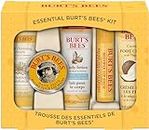 Burt's Bees Essential Kit, Mother's Day Gift, Gift for Mom,, Deep Cleansing Cream, Hand Salve, Body Lotion, Foot Cream & Lip Balm, Travel Size, 5 Essential Products