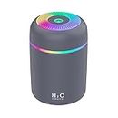 Portable Humidifier Mini Humidifiers for Bedroom, Desktop Air Humidifier with Colourful led Light, 2 Mist Modes, for Home and Plants, Humidifiers for Baby (Navy)
