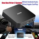 ATOTO 2 IN 1 Dongle Wireless Apple CarPlay Android Auto Adapter Multimedia Playe