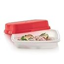 TUPPERWARE Brand Season-Serve Marinade & Food Storage Container with Lid - Dishwasher Safe & BPA Free - Large Size with Grid Design for Seasoning Meats, Fish & Vegetables