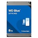 WD Blue 8TB 3.5" Internal Hard Drive - 5400 RPM Class, SATA 6 Gb/s, 256MB Cache, 2 Year Warranty