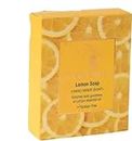 Golden Treez Lemon Soap | Natural Bathing Soap enriched with Lemon Essential Oil and Aloe Vera| Ayush Certified Lemon Soap | Paraben free, Sulfate free Body Bath Soap – 115g