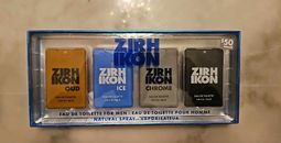 Zirh Ikon Eau de Toilette Spray set of 4 - Oud, Ice, Chrome  0.6 Fl Oz