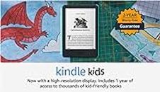 Kindle Kids (2022 release) – If it breaks, we will replace it, includes ad-free books, cover and adjustable light- Ocean Explorer