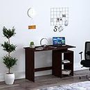 Redwud Calister Engineered Wood Study Table, Study Desk, Computer Desk, Office Desk, Small Office Table, Laptop Table with Drawer, Computer Table (Wenge) (D.I.Y) Matte Finish