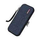 Skull & Co. Every Day Slim Carrying Case for Nintendo Switch OLED And Regular Switch: Portable Hard Shell Protective Travel Case - Denim
