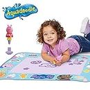 AquaDoodle Peppa Pig Water Doodle Mat, Official Tomy No Mess Colouring and Drawing Game, Suitable for Toddlers and Children - Boys and Girls 18 Months, 2, 3, 4+ Year Olds