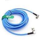 Hangton 12G 4K Raw SDI Coaxial Video Cable BNC to BNC Canare LV-61S 75 ohm for Sony ARRI Camera Monitor Flexible Shielded 1.5M Blue