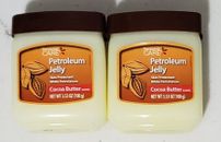 SET OF 2 Personal Care 100% Petroleum Jelly Skin Protectant 3.53oz Cocoa Butter