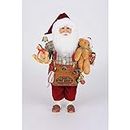 Karen Didion Toymaker Santa Claus Christmas Figurine 17 Inch Multicolor