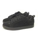 DC Court Graffik Skateboard Shoes Mens Sz 15 Triple Black Nubuck 300529 Sneakers