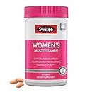 Swisse Daily Multivitamin for Women | 47 Vitamins, Antioxidants and Minerals + Adaptogens | Energy, Stress & Immune Support | Womens Multivitamin Supplement | 120 Tablets / 4 Months Supply