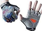JERN Breathable Anti-Slip Cycling Gloves Gel Padding Bike Gloves - XL
