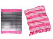 Victoria's Secret Beach Blanket Throw Picnic NIP Pink Stripe Pick from 2 colors