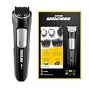 Ant Esports MGK2000 11in1 Multi-Functional Cordless Hair Clipper Beard Trimmer Shaver Kit for Men Moustache Hair Face Nose Body Ear Trimmers Set USB Charging Rechargeable Waterproof Cordless Stand LED