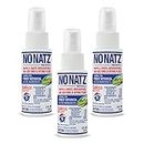 No Natz Botanical Bug Repellent, Effective for Gnat, Mosquito, and Biting Flies, Hand-Crafted and DEET-Free, Non-Greasy Formula, 2 Ounce Spray Bottle, 3-Pack