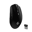 Logitech G305 LIGHTSPEED Wireless Gaming Mouse, HERO Sensor, 12,000 DPI, Lightweight, 6 Programmable Buttons, 250h Battery, On-Board Memory, Compatible with PC, Mac - Black