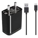 Fast Charger for Nokia Lumia 1520 Charger Original Mobile Wall Charger Fast Charging Android Qualcomm 3.0 Charger Hi Speed Rapid Fast Charger with 1.2m Micro Cable - (Black, 3.0, RV.C1)