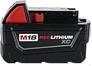 Milwaukee 48-11-1828 3.0 AH Batteries M18 XC Red Lithium 18 Volt (1 Pack)