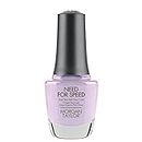 Morgan Taylor Nail Lacquer Need For Speed Fast Dry Top Coat, Top Coat For Nails, Long Lasting Nail Polish, Fast Drying Nail Polish, Strengthening Top Coat, 0.5 oz.