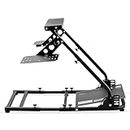 Minneer Foldable Racing Flight Simulator Cockpit with Seat Slot Upgrade Panels Fit for Logitech/Thrustmaster/Fanatec X56/X52/G29/G920/T300 Height Adjustable (Handbrake/Pedals/Wheels/Seat Not Included)