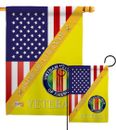 Home of Vietnam Garden Flag Armed Forces Service Decorative Yard House Banner