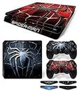 Khushi D�cor S-Pider Man Hero Them 3m Skin Sticker Cover for Ps4 Slim Console and Controllers|71