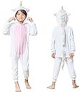 Kids Unisex Unicorn Costume Animal Onesie Pajamas Halloween 6t