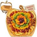 Dried Fruit and Nut Gift Basket | Healthy Assorted Natural Snack Gift Tray |Prime Delivery, Extra Large Variety Holiday Food Tray- Birthday, Sympathy, Office, Men, Woman & Families | Bonnie and Pop