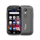 Unihertz Jelly 2E, New Choice for a Mini Phone Android 12 4G Unlocked Smartphone Silver (Support T-Mobile & Verizon only)