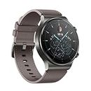 Huawei Watch GT 2 Pro Smartwatch,(3.5cm) AMOLED HD Touchscreen, 2-Week Battery Life, GPS and GLONASS, SpO2, 100+ Workout Modes, Bluetooth Calling, Heartrate Monitoring, Grey, Free Size, (55025792)