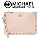 🌸NWT🌸 Michael Michael Kors Pink Scallop Clutch Purse Bag Wristlet