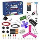 InfinityLogic Electricity Kit - Learn Electronic Circuits - 60 Projects for Beginner & Booklet Educational Electronic Hobby Kit