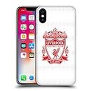 Official Liverpool Football Club Red Away Crest Designs Hard Back Case Compatible for Apple iPhone X/iPhone Xs