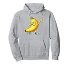 バナナをたたく男性かわいいバナナの衣装面白いバナナ Pullover Hoodie