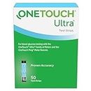 OneTouch Ultra Blue Blood Glucose Test Strip, LifeScan 022896, 50 Count