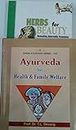 Ayurveda for Health & Family Welfare + Herbs for Beauty Set of 2 Books
