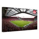 Leinwand Leinwandbild 1. FC Kaiserslautern - Stadion Innenansicht bunt Fanshop