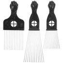 3 Pcs Hair Comb Combs for Men Afro Needle Tail