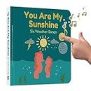 Cali's Books You are My Sunshine Nursery Rhymes Musical Book for Babies and Toddlers. Great Educational Toy for Children Age 2-4. Interactive Baby Learning Toy