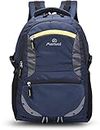 Martucci Pro 35L Spacious Lightweight Casual Waterproof 17 Inch Laptop Backpack for Men & Women/Office Bag/School Bag/College Bag/Business Bag/Travel Backpack with Reflective Strip (Navy Blue)