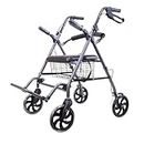 Everactiv by HCAH Rollator cum Wheelchair with removable back support | Walker for old people with wheels | Lightweight walker for seniors | Medical Walker for old people