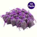 10pcs Lavender Sachet, Bulk French Lavender Sachet, Suitable For Drawer Wardrobe Household Sachet, Dried Lavender Flower Gift