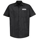 Gas Monkey Garage Short Sleeve Work Shirt - Black Men's T-Shirt (M)