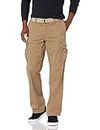 Unionbay Men's Survivor Iv Relaxed Fit Cargo Pant - Reg and Big and Tall Sizes, Dugout, 40x30
