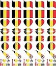 Meme Flag Series Womaha 40 Sheets Belgium Flag Temporary Tattoos for Kids Football Temporary Face Tattoos