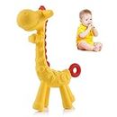 Moppets Infant Silicone Giraffe Teether In Storage Box ,Babies ,(Yellow)
