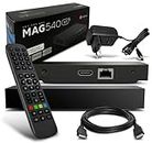 hm-sat MAG 540w3 Kit IPTV Top Box 1 Go RAM 4K HEVC H 265 Support Linux Wifi intégré