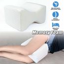 Knee Leg Pillow for Side Sleepers Memory Foam Sleep Cushion Back Pain Relief